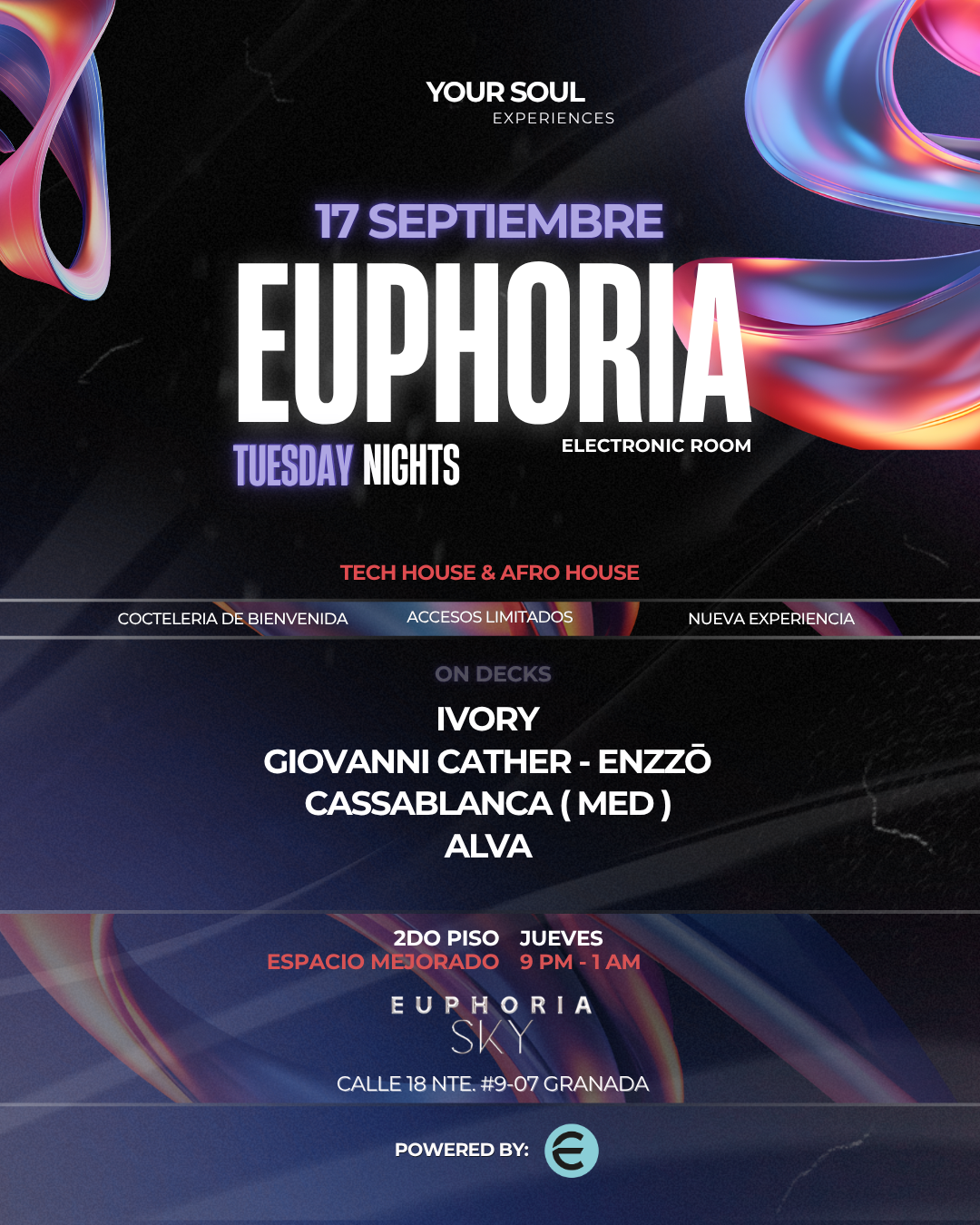 EUPHORIA Electronic Room · Tuesday Nights
